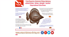 Desktop Screenshot of empuriabrava-diving.net
