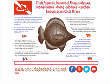 Tablet Screenshot of empuriabrava-diving.net